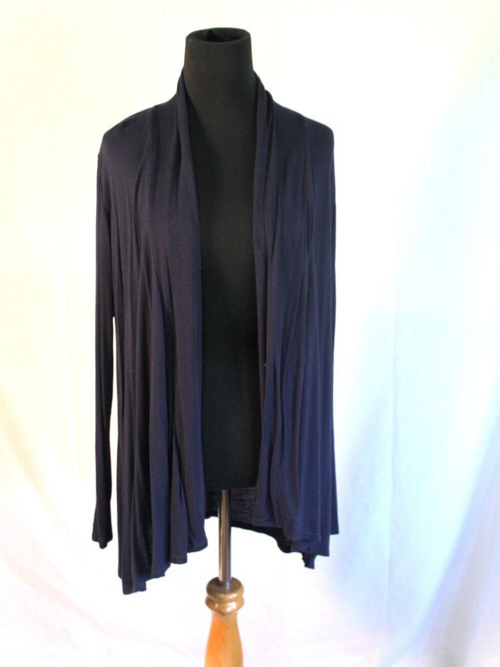 Modern Attraction Lightweight Navy Blue Open Cardigan XL